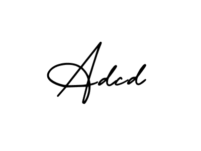 You should practise on your own different ways (AmerikaSignatureDemo-Regular) to write your name (Adcd) in signature. don't let someone else do it for you. Adcd signature style 3 images and pictures png