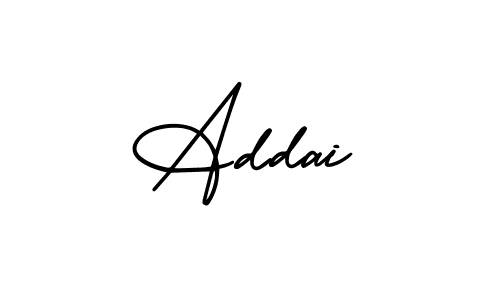 The best way (AmerikaSignatureDemo-Regular) to make a short signature is to pick only two or three words in your name. The name Addai include a total of six letters. For converting this name. Addai signature style 3 images and pictures png