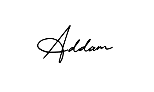 Also You can easily find your signature by using the search form. We will create Addam name handwritten signature images for you free of cost using AmerikaSignatureDemo-Regular sign style. Addam signature style 3 images and pictures png