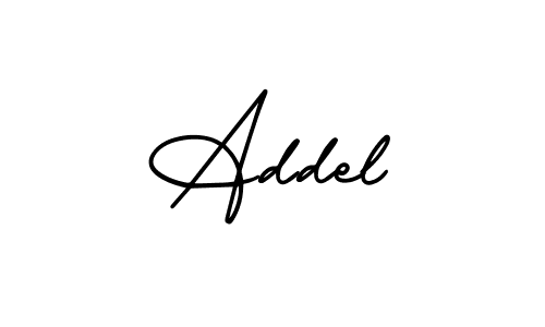 Best and Professional Signature Style for Addel. AmerikaSignatureDemo-Regular Best Signature Style Collection. Addel signature style 3 images and pictures png