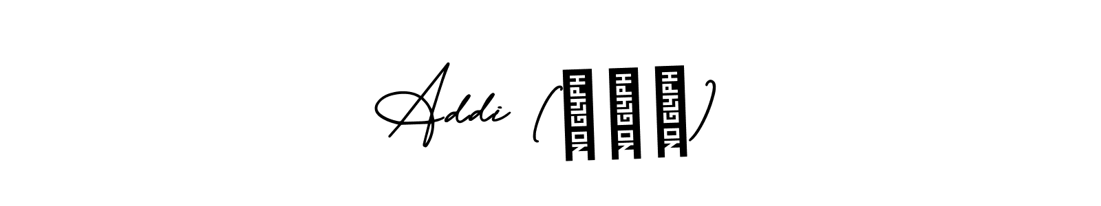 How to make Addi (ﾟ∀ﾟ) signature? AmerikaSignatureDemo-Regular is a professional autograph style. Create handwritten signature for Addi (ﾟ∀ﾟ) name. Addi (ﾟ∀ﾟ) signature style 3 images and pictures png