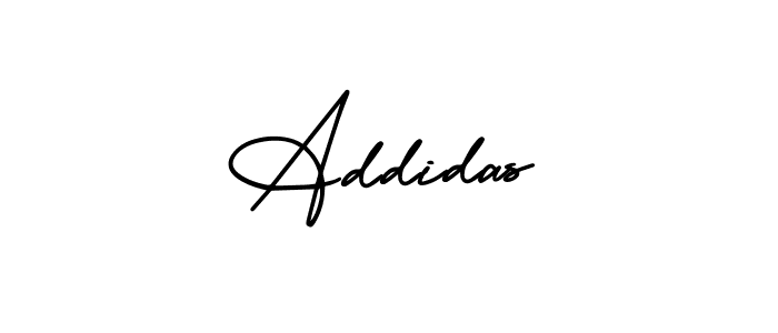 Make a beautiful signature design for name Addidas. With this signature (AmerikaSignatureDemo-Regular) style, you can create a handwritten signature for free. Addidas signature style 3 images and pictures png