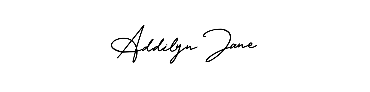 How to Draw Addilyn Jane signature style? AmerikaSignatureDemo-Regular is a latest design signature styles for name Addilyn Jane. Addilyn Jane signature style 3 images and pictures png