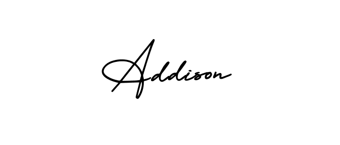 if you are searching for the best signature style for your name Addison. so please give up your signature search. here we have designed multiple signature styles  using AmerikaSignatureDemo-Regular. Addison signature style 3 images and pictures png