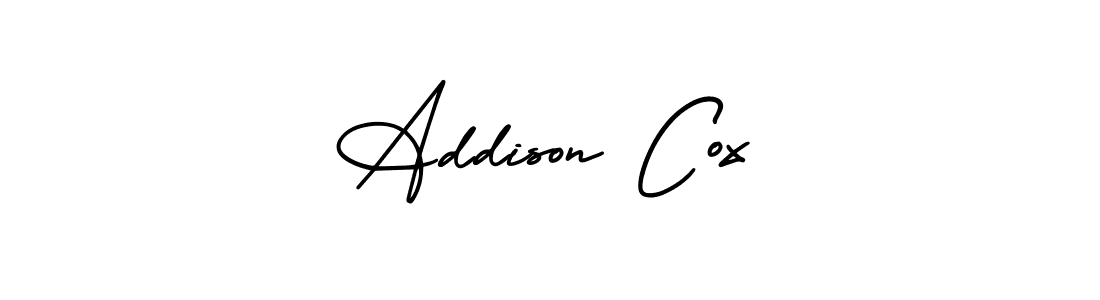 Design your own signature with our free online signature maker. With this signature software, you can create a handwritten (AmerikaSignatureDemo-Regular) signature for name Addison Cox. Addison Cox signature style 3 images and pictures png