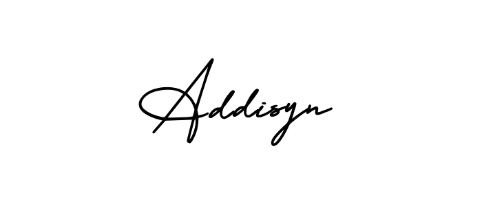 You should practise on your own different ways (AmerikaSignatureDemo-Regular) to write your name (Addisyn) in signature. don't let someone else do it for you. Addisyn signature style 3 images and pictures png