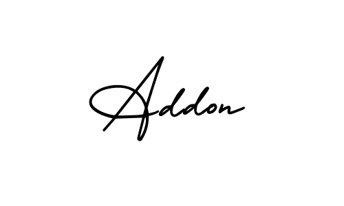 It looks lik you need a new signature style for name Addon. Design unique handwritten (AmerikaSignatureDemo-Regular) signature with our free signature maker in just a few clicks. Addon signature style 3 images and pictures png