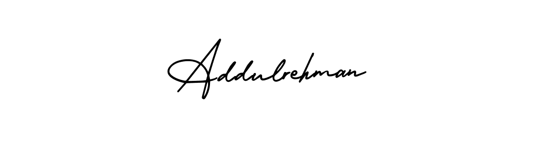 Create a beautiful signature design for name Addulrehman. With this signature (AmerikaSignatureDemo-Regular) fonts, you can make a handwritten signature for free. Addulrehman signature style 3 images and pictures png