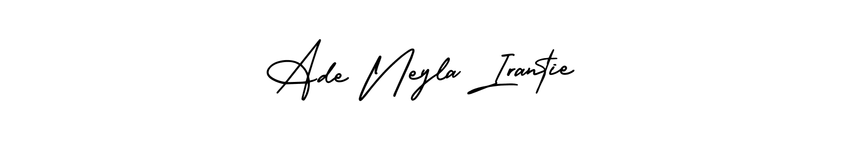 Make a beautiful signature design for name Ade Neyla Irantie. Use this online signature maker to create a handwritten signature for free. Ade Neyla Irantie signature style 3 images and pictures png