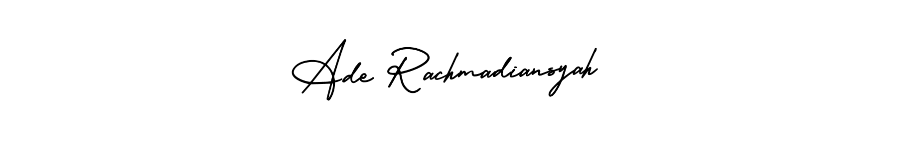 Make a beautiful signature design for name Ade Rachmadiansyah. Use this online signature maker to create a handwritten signature for free. Ade Rachmadiansyah signature style 3 images and pictures png
