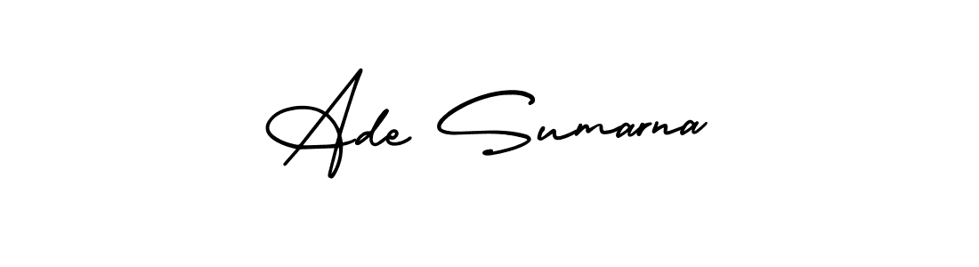 Make a beautiful signature design for name Ade Sumarna. With this signature (AmerikaSignatureDemo-Regular) style, you can create a handwritten signature for free. Ade Sumarna signature style 3 images and pictures png