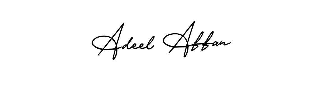 It looks lik you need a new signature style for name Adeel Affan. Design unique handwritten (AmerikaSignatureDemo-Regular) signature with our free signature maker in just a few clicks. Adeel Affan signature style 3 images and pictures png