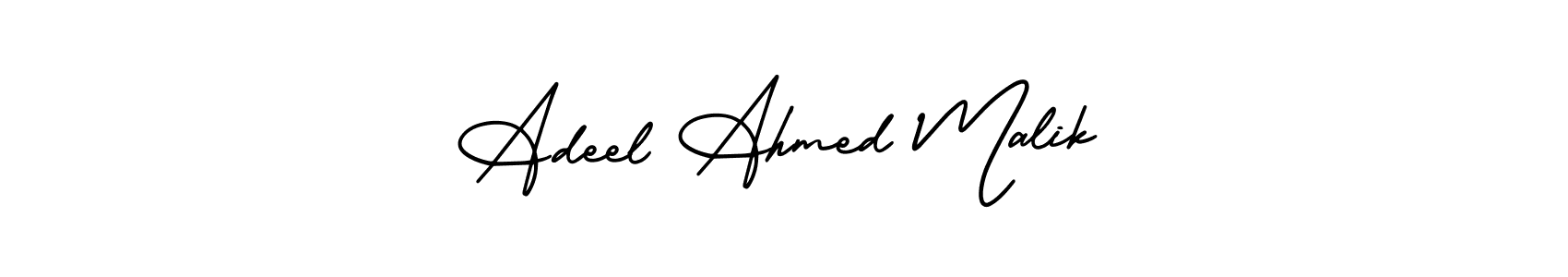 It looks lik you need a new signature style for name Adeel Ahmed Malik. Design unique handwritten (AmerikaSignatureDemo-Regular) signature with our free signature maker in just a few clicks. Adeel Ahmed Malik signature style 3 images and pictures png