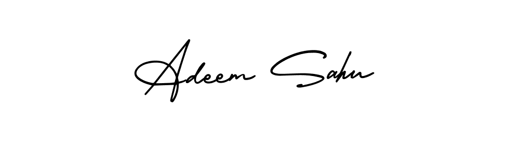 See photos of Adeem Sahu official signature by Spectra . Check more albums & portfolios. Read reviews & check more about AmerikaSignatureDemo-Regular font. Adeem Sahu signature style 3 images and pictures png
