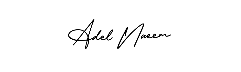 Similarly AmerikaSignatureDemo-Regular is the best handwritten signature design. Signature creator online .You can use it as an online autograph creator for name Adel Naeem. Adel Naeem signature style 3 images and pictures png