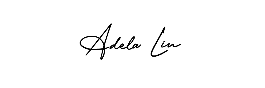 Also You can easily find your signature by using the search form. We will create Adela Liu name handwritten signature images for you free of cost using AmerikaSignatureDemo-Regular sign style. Adela Liu signature style 3 images and pictures png