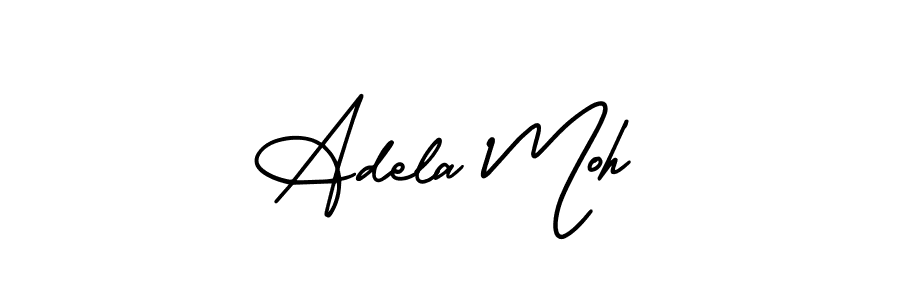 It looks lik you need a new signature style for name Adela Moh. Design unique handwritten (AmerikaSignatureDemo-Regular) signature with our free signature maker in just a few clicks. Adela Moh signature style 3 images and pictures png