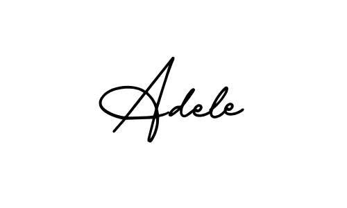Design your own signature with our free online signature maker. With this signature software, you can create a handwritten (AmerikaSignatureDemo-Regular) signature for name Adele. Adele signature style 3 images and pictures png