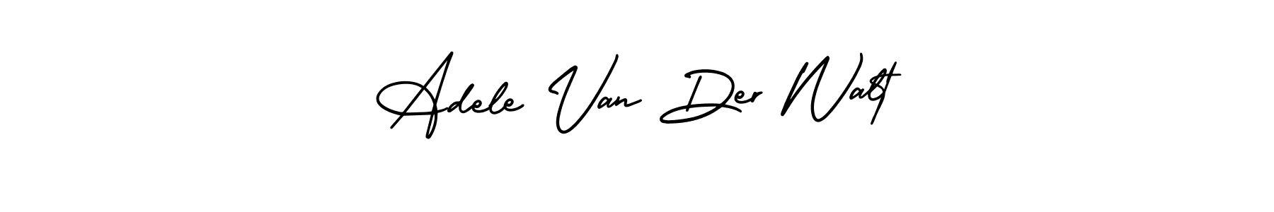 It looks lik you need a new signature style for name Adele Van Der Walt. Design unique handwritten (AmerikaSignatureDemo-Regular) signature with our free signature maker in just a few clicks. Adele Van Der Walt signature style 3 images and pictures png
