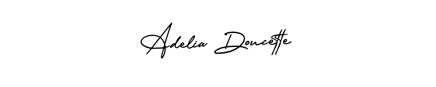 Also we have Adelia Doucette name is the best signature style. Create professional handwritten signature collection using AmerikaSignatureDemo-Regular autograph style. Adelia Doucette signature style 3 images and pictures png