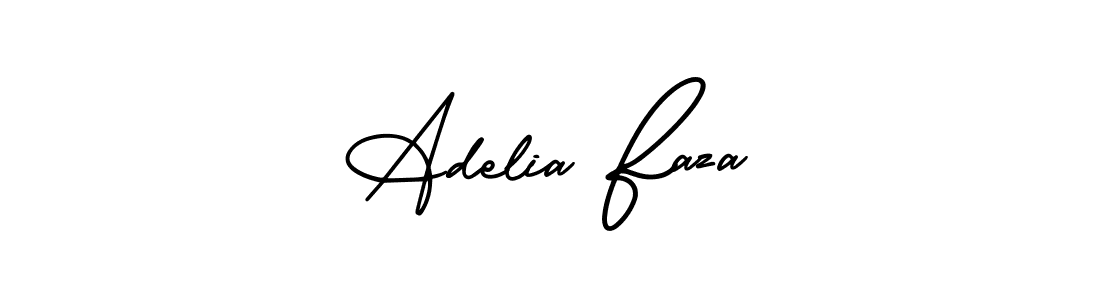 It looks lik you need a new signature style for name Adelia Faza. Design unique handwritten (AmerikaSignatureDemo-Regular) signature with our free signature maker in just a few clicks. Adelia Faza signature style 3 images and pictures png
