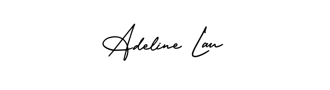 Create a beautiful signature design for name Adeline Lau. With this signature (AmerikaSignatureDemo-Regular) fonts, you can make a handwritten signature for free. Adeline Lau signature style 3 images and pictures png