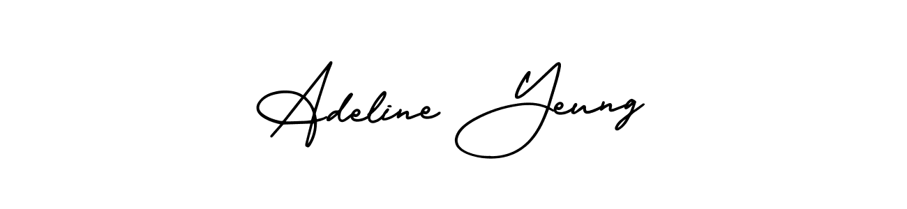 Similarly AmerikaSignatureDemo-Regular is the best handwritten signature design. Signature creator online .You can use it as an online autograph creator for name Adeline Yeung. Adeline Yeung signature style 3 images and pictures png