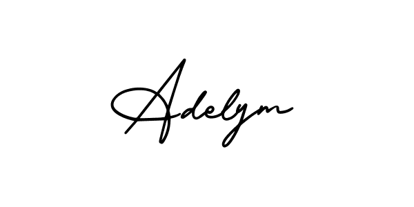 if you are searching for the best signature style for your name Adelym. so please give up your signature search. here we have designed multiple signature styles  using AmerikaSignatureDemo-Regular. Adelym signature style 3 images and pictures png