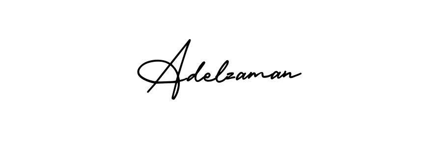 How to make Adelzaman signature? AmerikaSignatureDemo-Regular is a professional autograph style. Create handwritten signature for Adelzaman name. Adelzaman signature style 3 images and pictures png