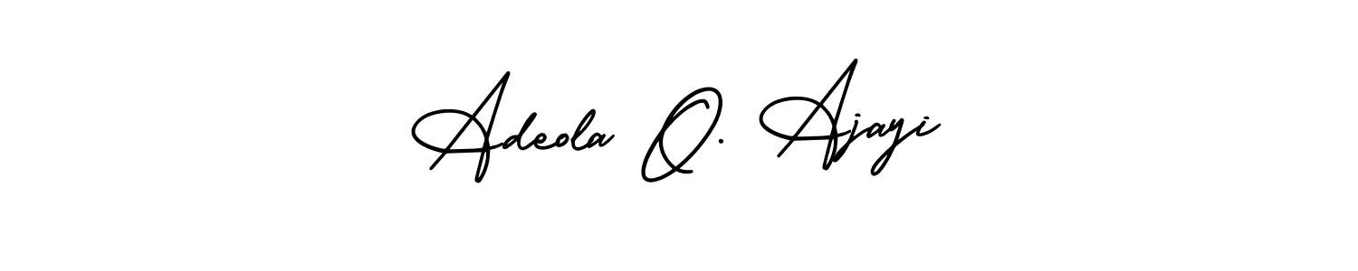 Make a beautiful signature design for name Adeola O. Ajayi. With this signature (AmerikaSignatureDemo-Regular) style, you can create a handwritten signature for free. Adeola O. Ajayi signature style 3 images and pictures png
