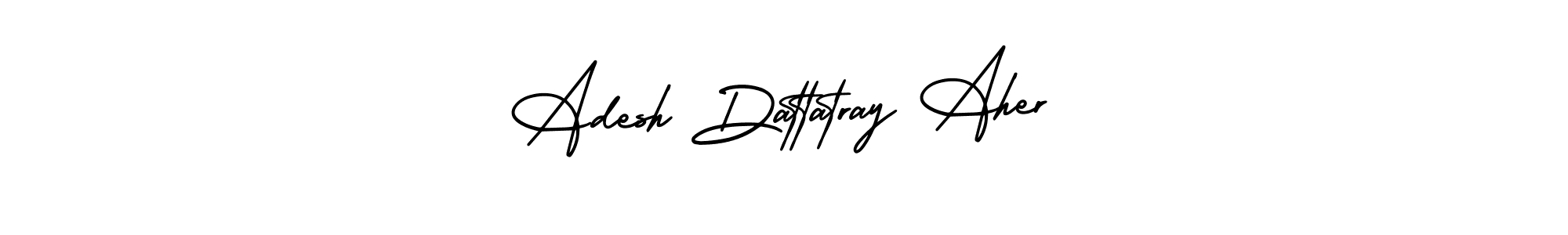 Similarly AmerikaSignatureDemo-Regular is the best handwritten signature design. Signature creator online .You can use it as an online autograph creator for name Adesh Dattatray Aher. Adesh Dattatray Aher signature style 3 images and pictures png