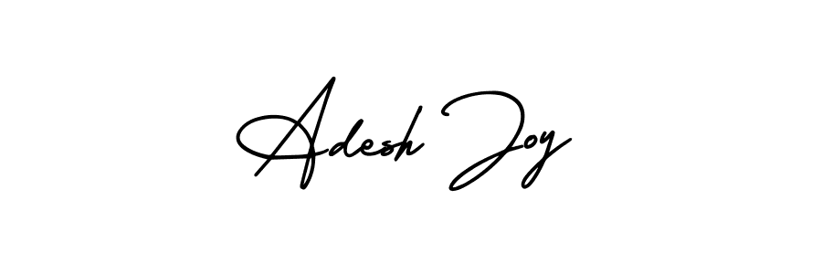 Make a short Adesh Joy signature style. Manage your documents anywhere anytime using AmerikaSignatureDemo-Regular. Create and add eSignatures, submit forms, share and send files easily. Adesh Joy signature style 3 images and pictures png