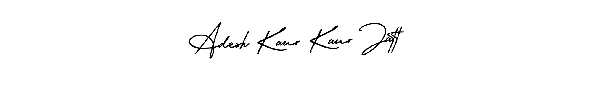 Also You can easily find your signature by using the search form. We will create Adesh Kaur Kaur Jatt name handwritten signature images for you free of cost using AmerikaSignatureDemo-Regular sign style. Adesh Kaur Kaur Jatt signature style 3 images and pictures png