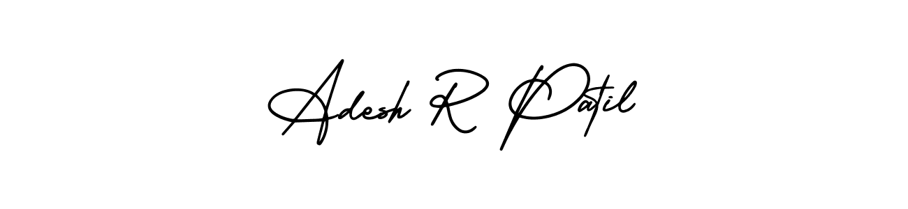 Also we have Adesh R Patil name is the best signature style. Create professional handwritten signature collection using AmerikaSignatureDemo-Regular autograph style. Adesh R Patil signature style 3 images and pictures png