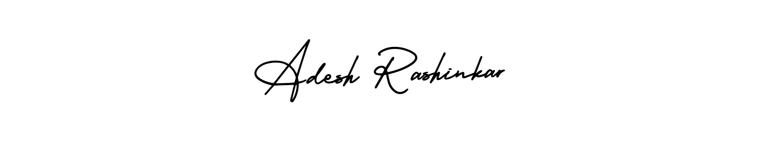 Design your own signature with our free online signature maker. With this signature software, you can create a handwritten (AmerikaSignatureDemo-Regular) signature for name Adesh Rashinkar. Adesh Rashinkar signature style 3 images and pictures png