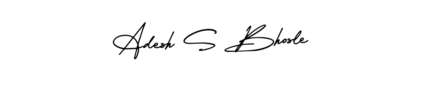 How to Draw Adesh S Bhosle signature style? AmerikaSignatureDemo-Regular is a latest design signature styles for name Adesh S Bhosle. Adesh S Bhosle signature style 3 images and pictures png