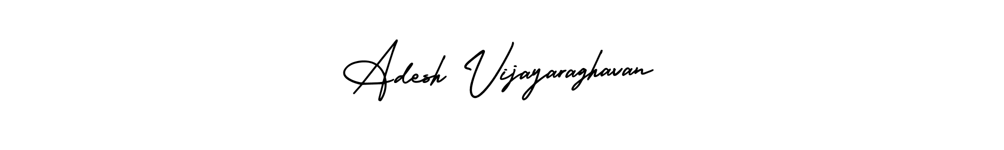 if you are searching for the best signature style for your name Adesh Vijayaraghavan. so please give up your signature search. here we have designed multiple signature styles  using AmerikaSignatureDemo-Regular. Adesh Vijayaraghavan signature style 3 images and pictures png