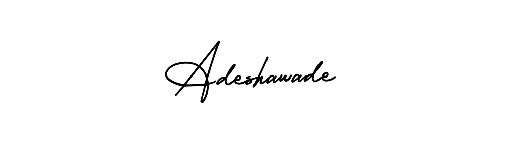 AmerikaSignatureDemo-Regular is a professional signature style that is perfect for those who want to add a touch of class to their signature. It is also a great choice for those who want to make their signature more unique. Get Adeshawade name to fancy signature for free. Adeshawade signature style 3 images and pictures png