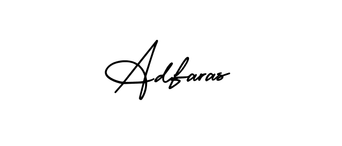 This is the best signature style for the Adfaras name. Also you like these signature font (AmerikaSignatureDemo-Regular). Mix name signature. Adfaras signature style 3 images and pictures png