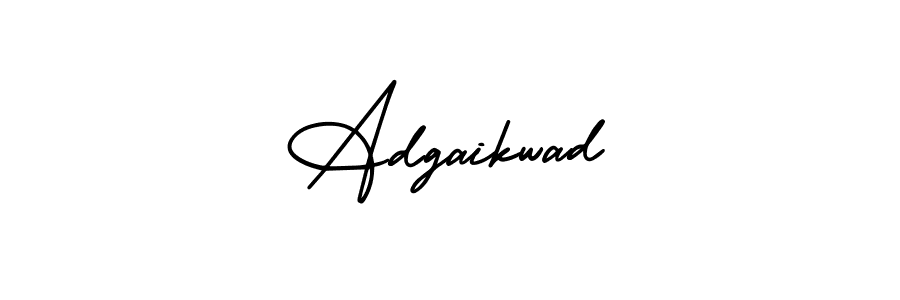 This is the best signature style for the Adgaikwad name. Also you like these signature font (AmerikaSignatureDemo-Regular). Mix name signature. Adgaikwad signature style 3 images and pictures png