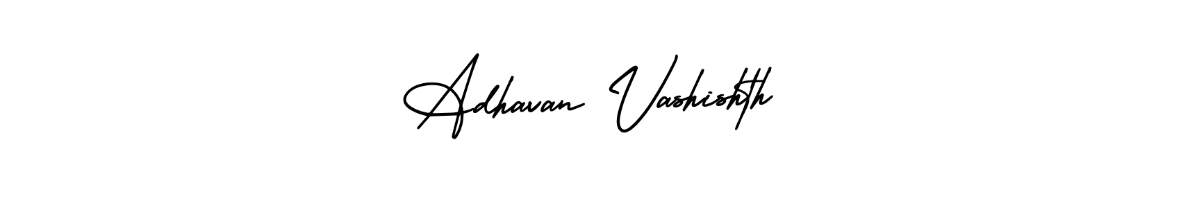 Make a short Adhavan Vashishth signature style. Manage your documents anywhere anytime using AmerikaSignatureDemo-Regular. Create and add eSignatures, submit forms, share and send files easily. Adhavan Vashishth signature style 3 images and pictures png
