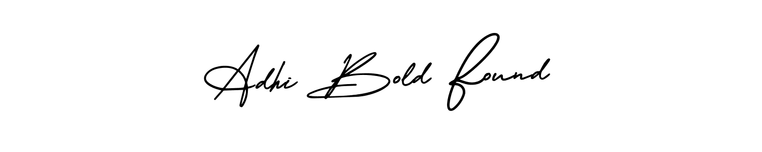 It looks lik you need a new signature style for name Adhi Bold Found. Design unique handwritten (AmerikaSignatureDemo-Regular) signature with our free signature maker in just a few clicks. Adhi Bold Found signature style 3 images and pictures png