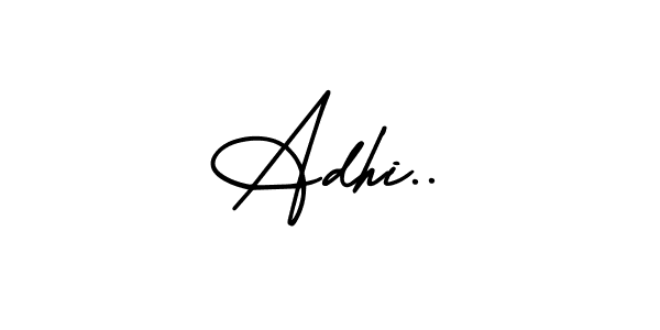 Best and Professional Signature Style for Adhi... AmerikaSignatureDemo-Regular Best Signature Style Collection. Adhi.. signature style 3 images and pictures png