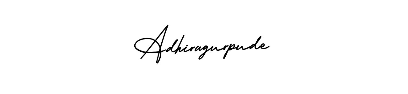 Also You can easily find your signature by using the search form. We will create Adhiragurpude name handwritten signature images for you free of cost using AmerikaSignatureDemo-Regular sign style. Adhiragurpude signature style 3 images and pictures png