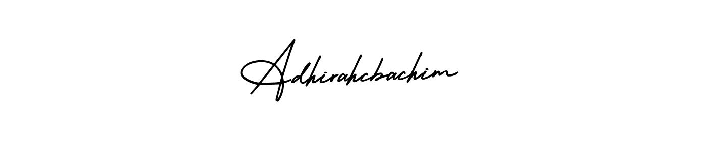 Use a signature maker to create a handwritten signature online. With this signature software, you can design (AmerikaSignatureDemo-Regular) your own signature for name Adhirahcbachim. Adhirahcbachim signature style 3 images and pictures png