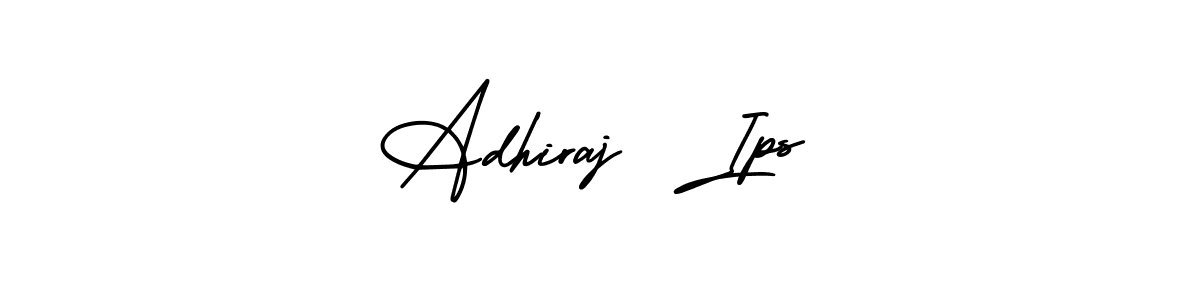 Also You can easily find your signature by using the search form. We will create Adhiraj  Ips name handwritten signature images for you free of cost using AmerikaSignatureDemo-Regular sign style. Adhiraj  Ips signature style 3 images and pictures png