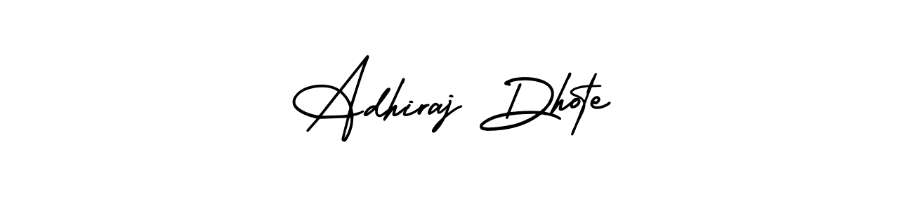 Adhiraj Dhote stylish signature style. Best Handwritten Sign (AmerikaSignatureDemo-Regular) for my name. Handwritten Signature Collection Ideas for my name Adhiraj Dhote. Adhiraj Dhote signature style 3 images and pictures png