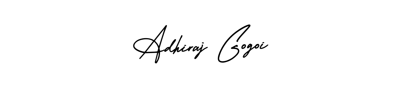 Design your own signature with our free online signature maker. With this signature software, you can create a handwritten (AmerikaSignatureDemo-Regular) signature for name Adhiraj Gogoi. Adhiraj Gogoi signature style 3 images and pictures png