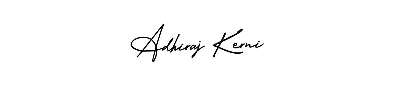 It looks lik you need a new signature style for name Adhiraj Kerni. Design unique handwritten (AmerikaSignatureDemo-Regular) signature with our free signature maker in just a few clicks. Adhiraj Kerni signature style 3 images and pictures png