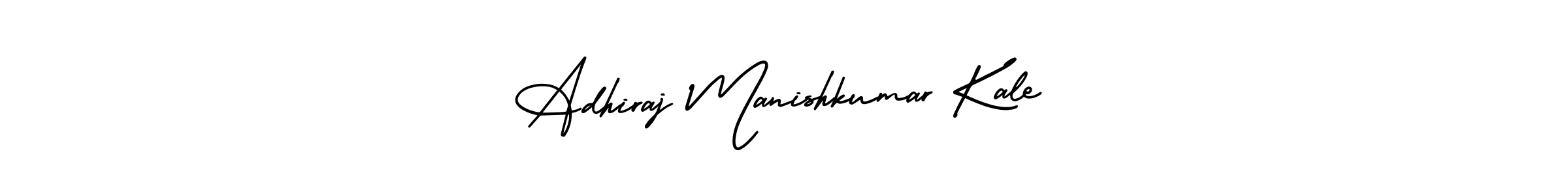 Design your own signature with our free online signature maker. With this signature software, you can create a handwritten (AmerikaSignatureDemo-Regular) signature for name Adhiraj Manishkumar Kale. Adhiraj Manishkumar Kale signature style 3 images and pictures png